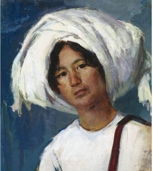 蔡亮油画人物