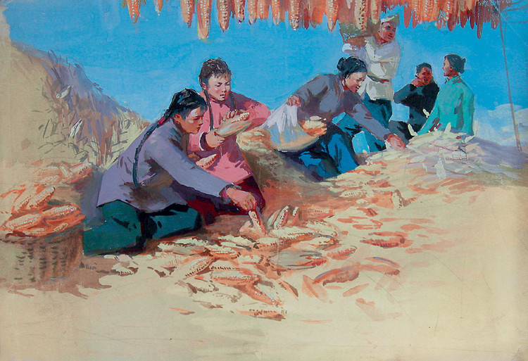 蔡亮油画人物