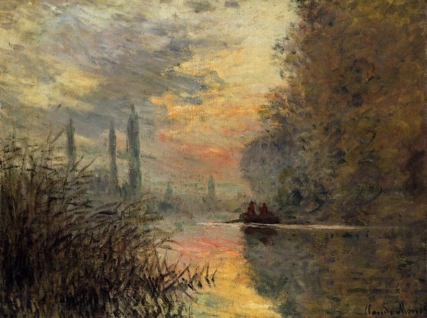 法国克劳德·莫奈（Claude Monet）风景油画