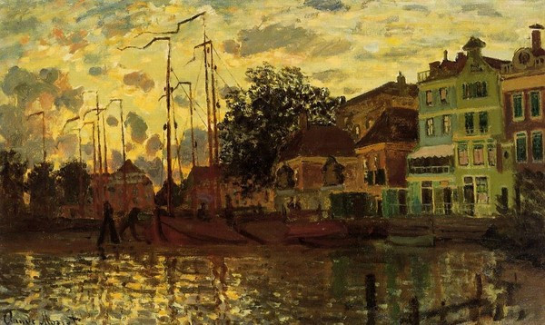 法国克劳德·莫奈（Claude Monet）风景油画