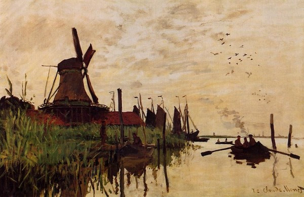 法国克劳德·莫奈（Claude Monet）风景油画