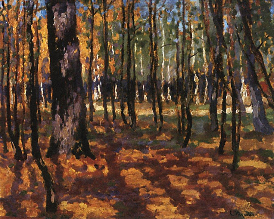波兰斯坦尼斯·尤尼亚那维奇·茹科夫斯基（Stanislav  Yulianovich Zhukovsky）风景油画二