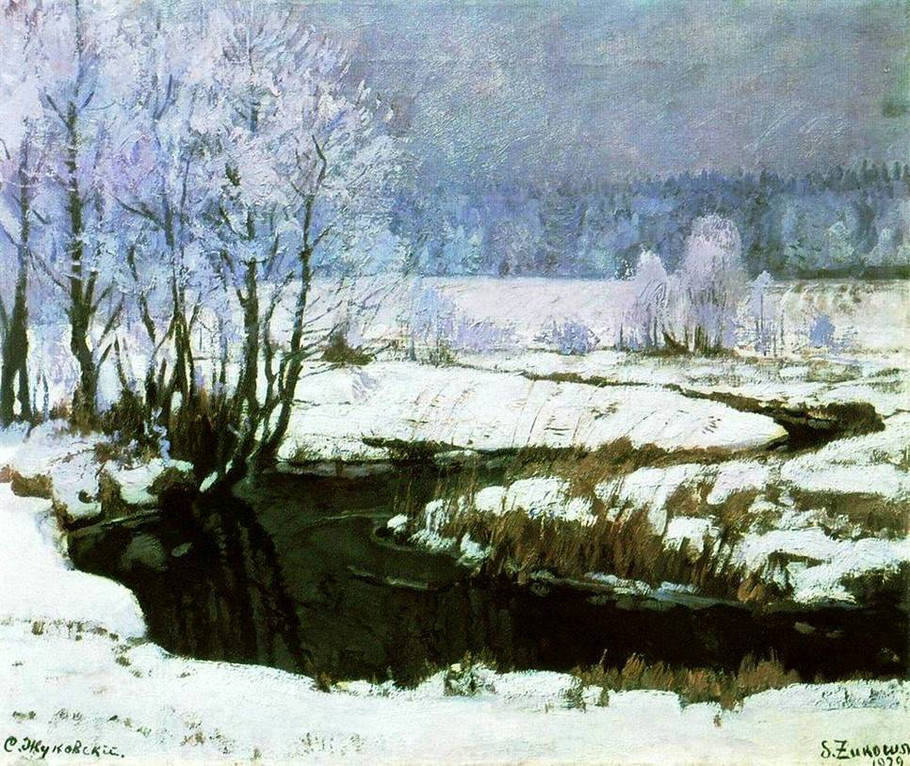 波兰斯坦尼斯·尤尼亚那维奇·茹科夫斯基（Stanislav  Yulianovich Zhukovsky）风景油画二
