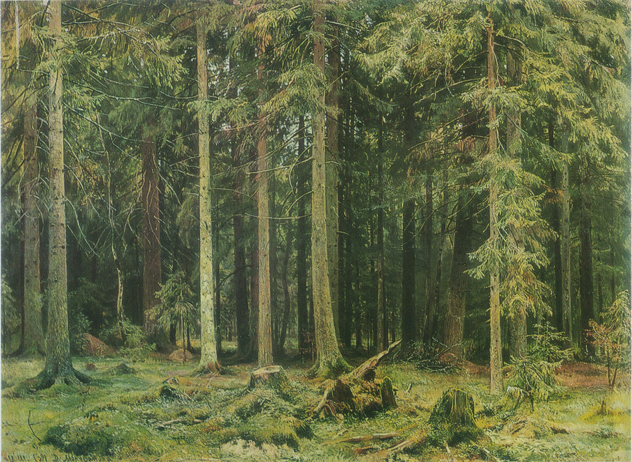 伊凡·伊凡诺维奇·希施金（Ivan I. Shishkin）风景油画
