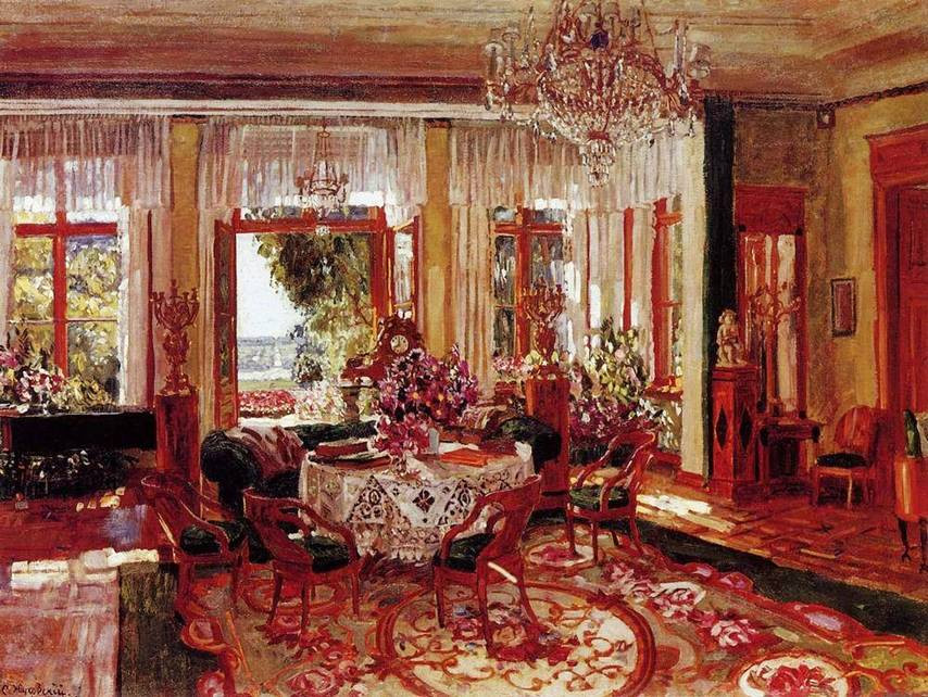 波兰斯坦尼斯·尤尼亚那维奇·茹科夫斯基（Stanislav  Yulianovich Zhukovsky）风景油画一
