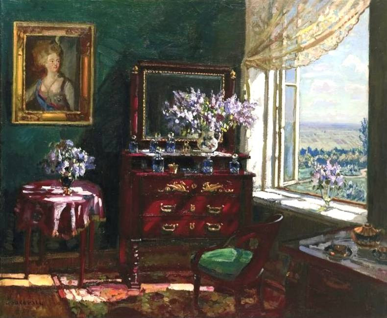 波兰斯坦尼斯·尤尼亚那维奇·茹科夫斯基（Stanislav  Yulianovich Zhukovsky）风景油画一