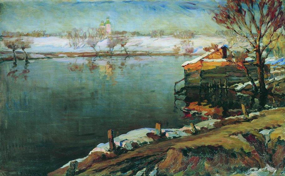 波兰斯坦尼斯·尤尼亚那维奇·茹科夫斯基（Stanislav  Yulianovich Zhukovsky）风景油画一