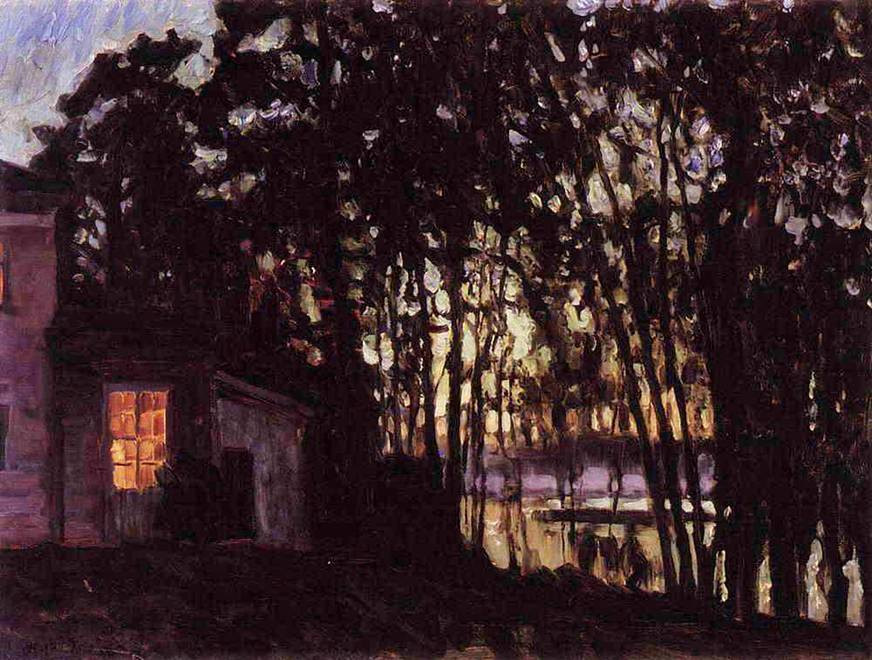 波兰斯坦尼斯·尤尼亚那维奇·茹科夫斯基（Stanislav  Yulianovich Zhukovsky）风景油画一