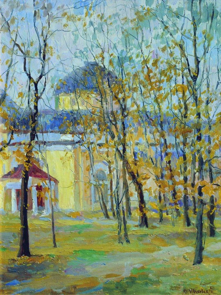 波兰斯坦尼斯·尤尼亚那维奇·茹科夫斯基（Stanislav  Yulianovich Zhukovsky）风景油画一