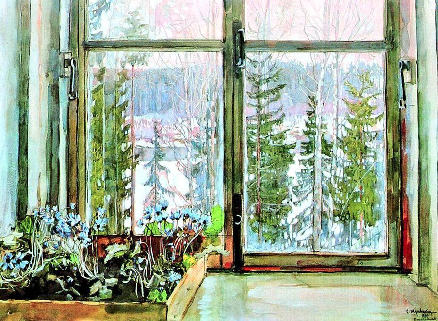 波兰斯坦尼斯·尤尼亚那维奇·茹科夫斯基（Stanislav  Yulianovich Zhukovsky）风景油画一