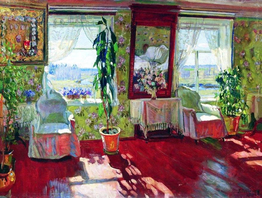 波兰斯坦尼斯·尤尼亚那维奇·茹科夫斯基（Stanislav  Yulianovich Zhukovsky）风景油画一