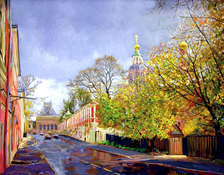 俄罗斯Simon Kozhin城市建筑风景油画
