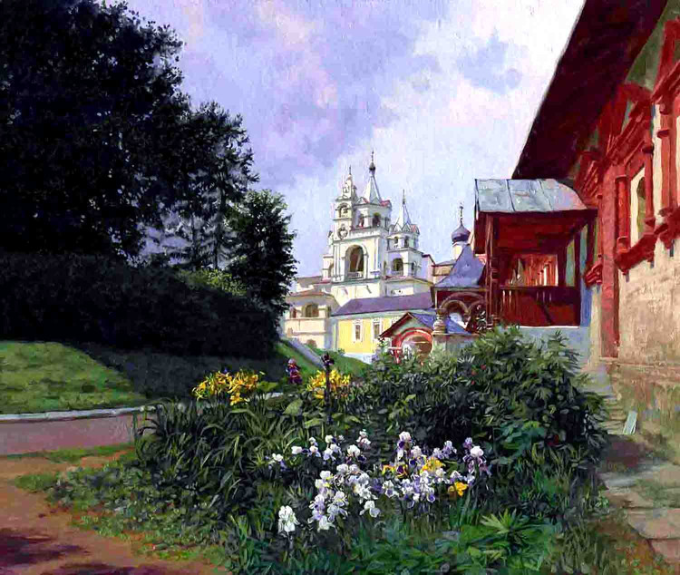 俄罗斯Simon Kozhin城市建筑风景油画