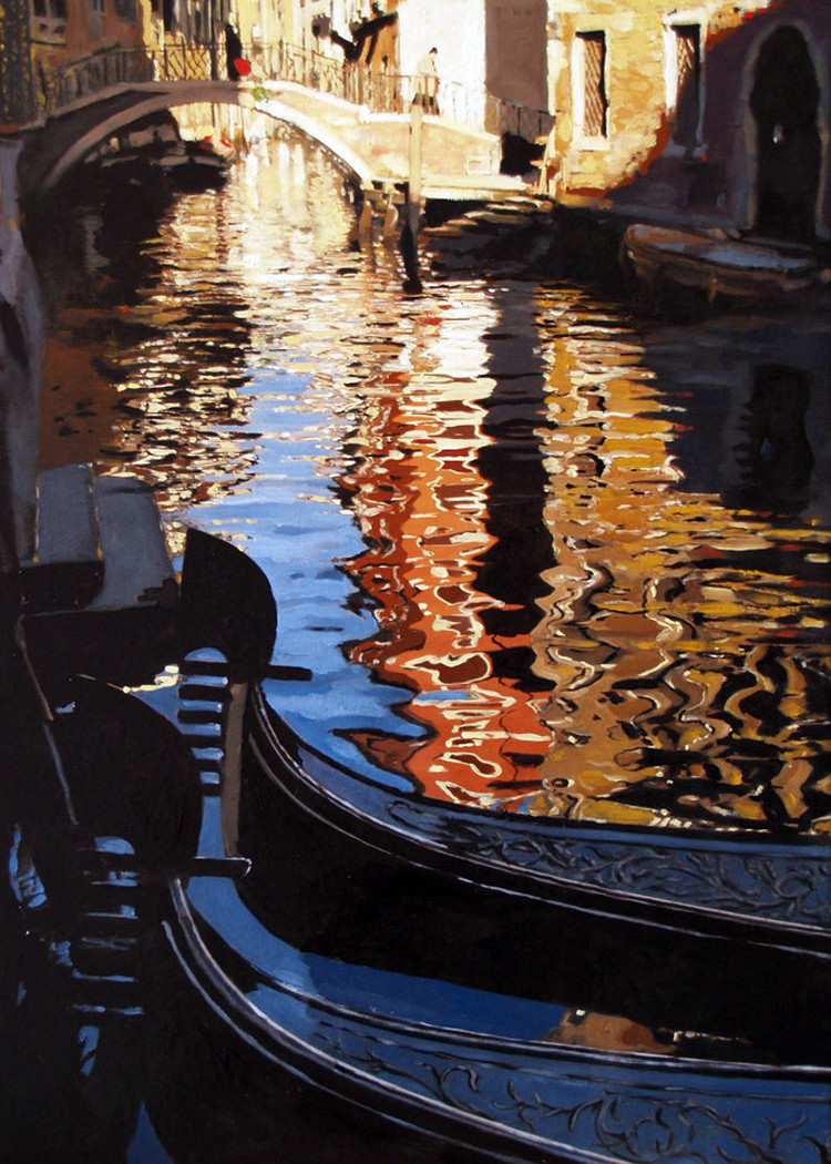 波兰Dariusz Zejmo风景油画:水上之城