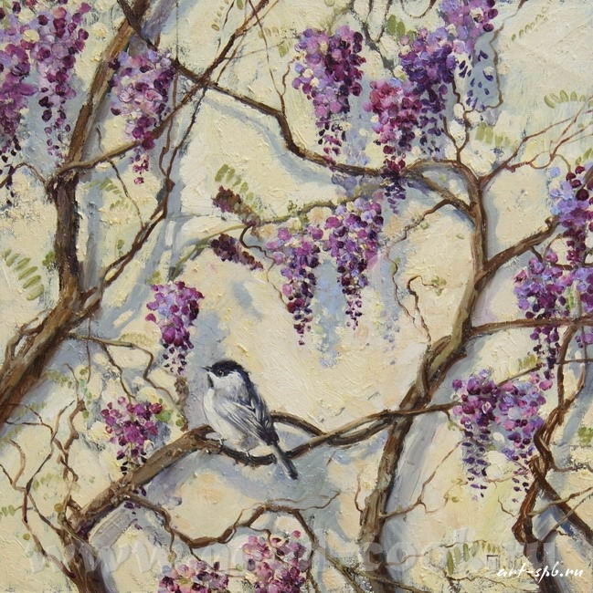 俄罗斯玛丽亚·帕夫洛娃花卉绘画