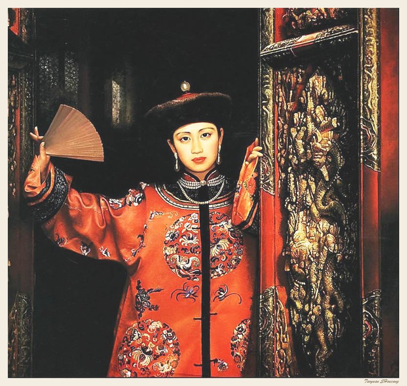 姜国芳油画作品欣赏《清宫紫禁城》
