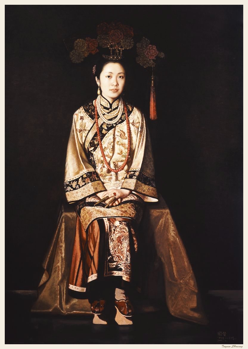 姜国芳油画作品欣赏《清宫紫禁城》