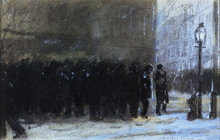 美国画家Everett Shinn油画作品欣赏
