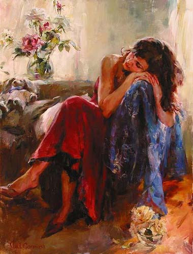 俄罗斯夫妻画家Michael And Inessa Garmash油画人物作品