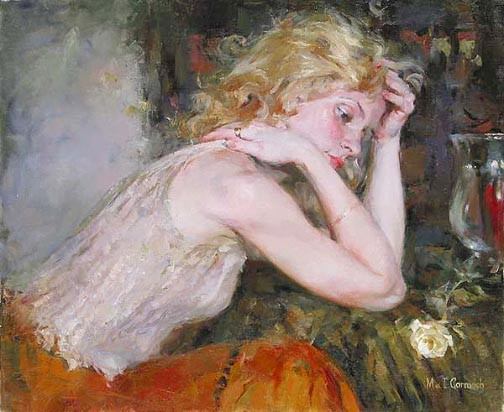 俄罗斯夫妻画家Michael And Inessa Garmash油画人物作品