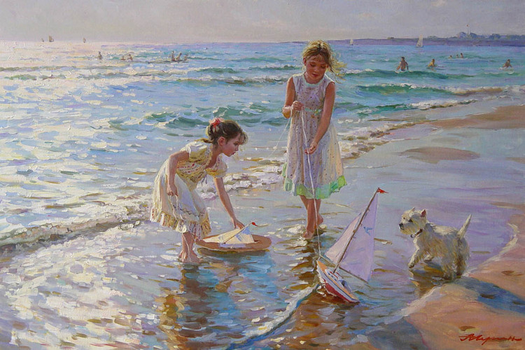 俄罗斯亚历山大·艾文（Alexander Averin）人物油画
