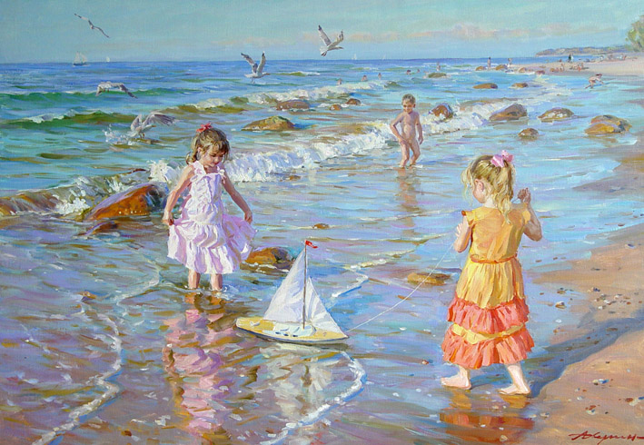 俄罗斯亚历山大·艾文（Alexander Averin）人物油画