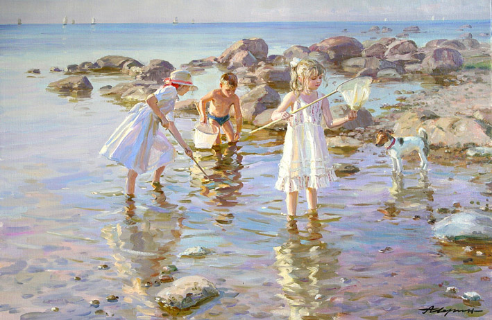 俄罗斯亚历山大·艾文（Alexander Averin）人物油画