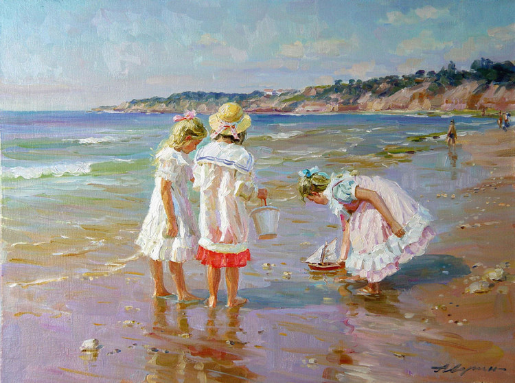俄罗斯亚历山大·艾文（Alexander Averin）人物油画