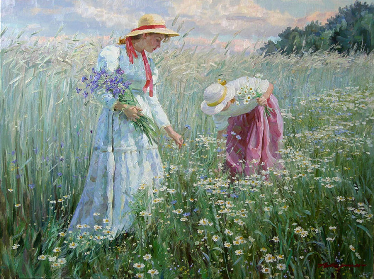 俄罗斯亚历山大·艾文（Alexander Averin）人物油画