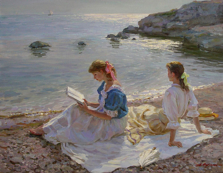 俄罗斯亚历山大·艾文（Alexander Averin）人物油画