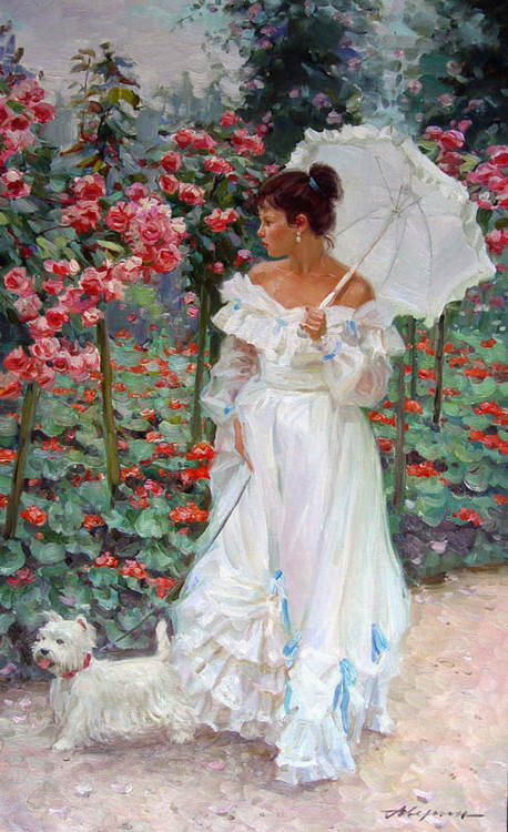 俄罗斯亚历山大·艾文（Alexander Averin）人物油画