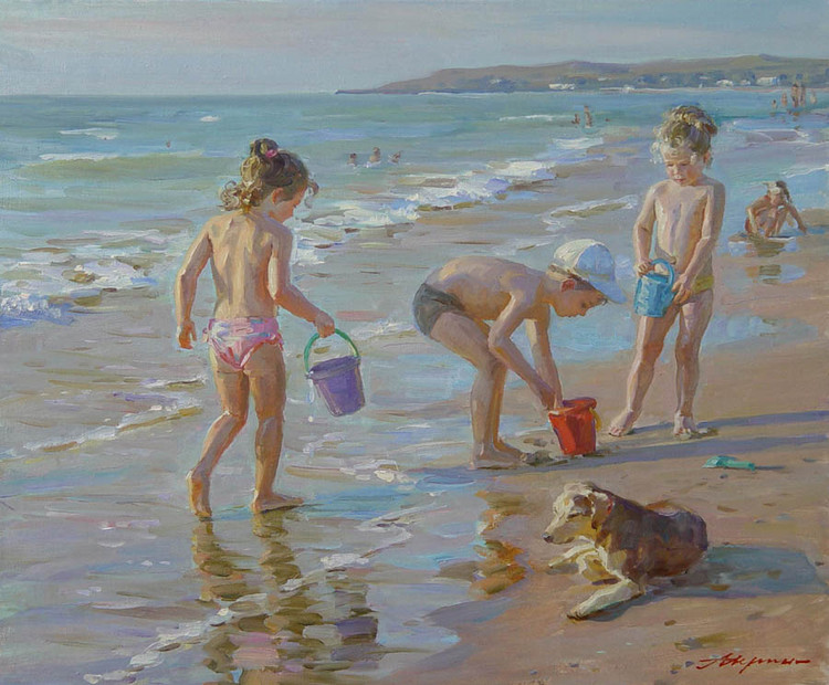 俄罗斯亚历山大·艾文（Alexander Averin）人物油画