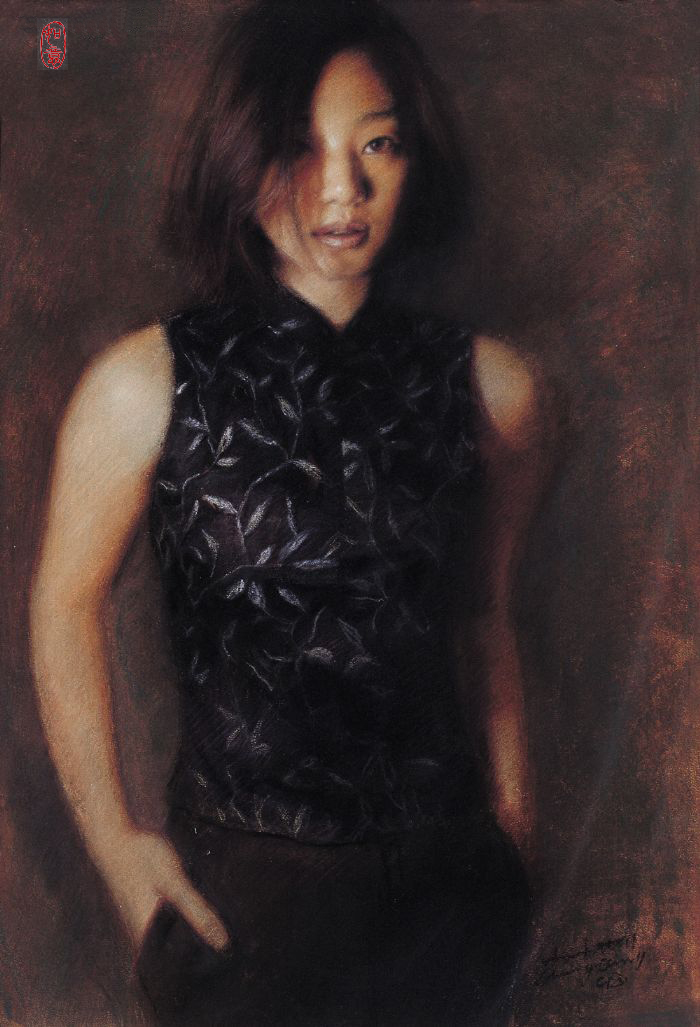 刘文全人物油画