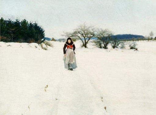 丹麦Hans Anderson Brendekilde油画作品欣赏