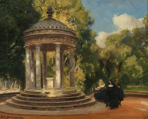 丹麦Hans Anderson Brendekilde油画作品欣赏