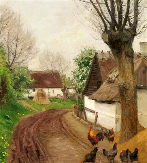 丹麦Hans Anderson Brendekilde油画作品欣赏