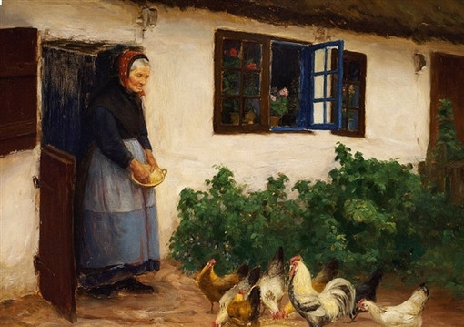 丹麦Hans Anderson Brendekilde油画作品欣赏