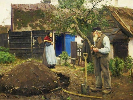 丹麦Hans Anderson Brendekilde油画作品欣赏