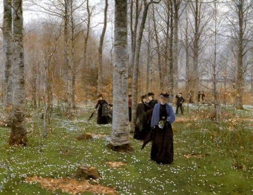 丹麦Hans Anderson Brendekilde油画作品欣赏