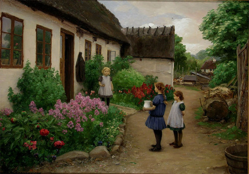 丹麦Hans Anderson Brendekilde油画作品欣赏