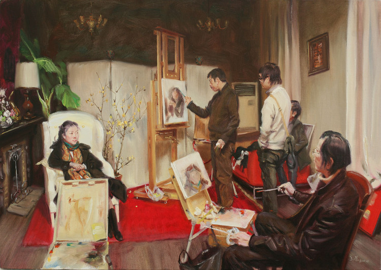 孔慧人物油画作品欣赏
