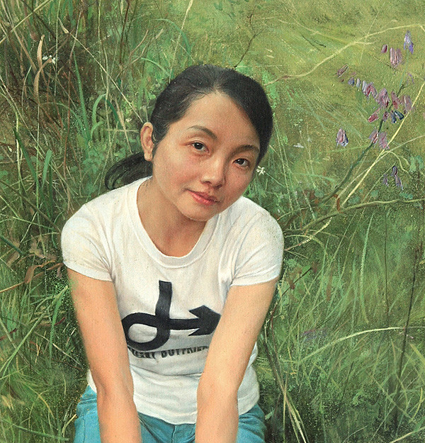 孔慧人物油画作品欣赏