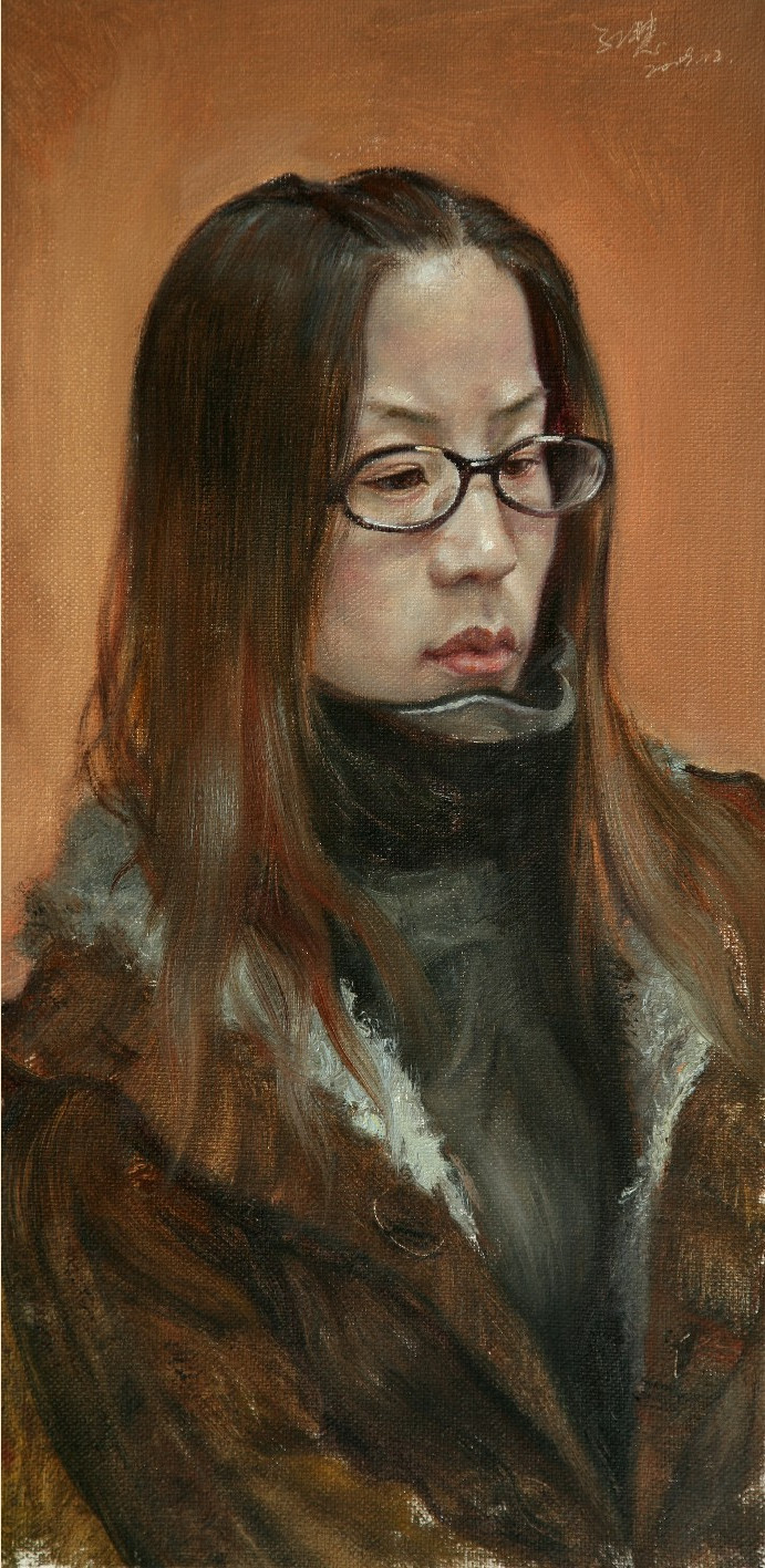 孔慧人物油画作品欣赏