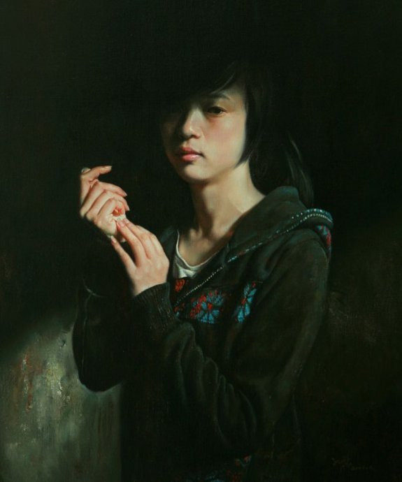 孔慧人物油画作品欣赏
