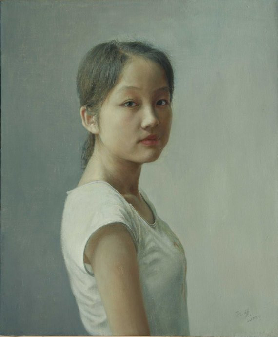 孔慧人物油画作品欣赏