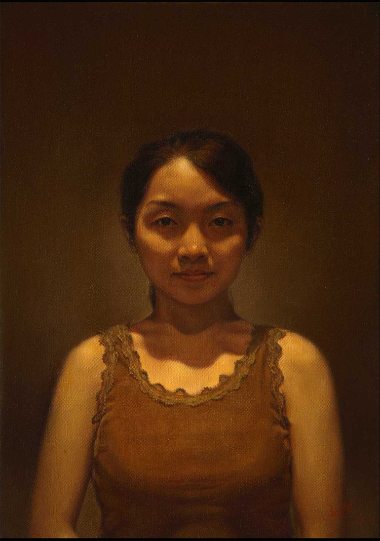 孔慧人物油画作品欣赏