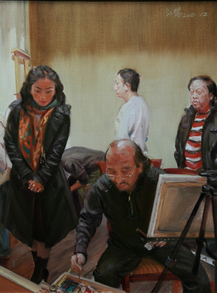 孔慧人物油画作品欣赏
