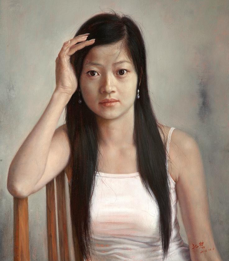 孔慧人物油画作品欣赏