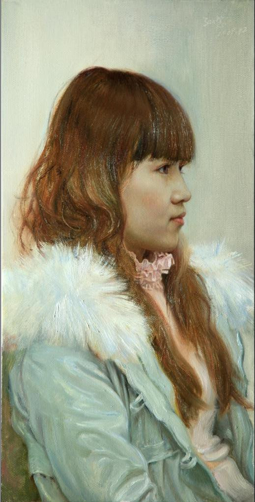 孔慧人物油画作品欣赏