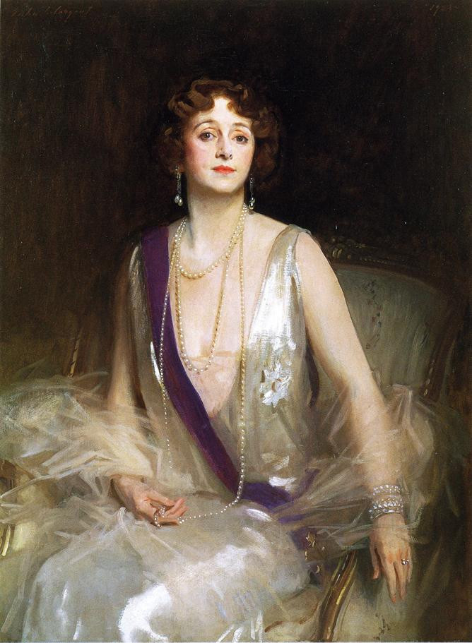 美国约翰·辛格尓·萨金特（John Singer Sargent）人物肖像油画二